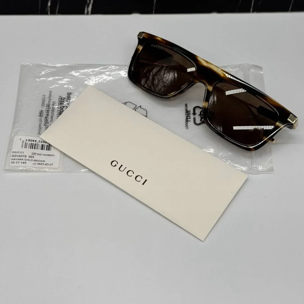 NEW GUCCI GG1437S 003 SUNGLASSES GUCCI